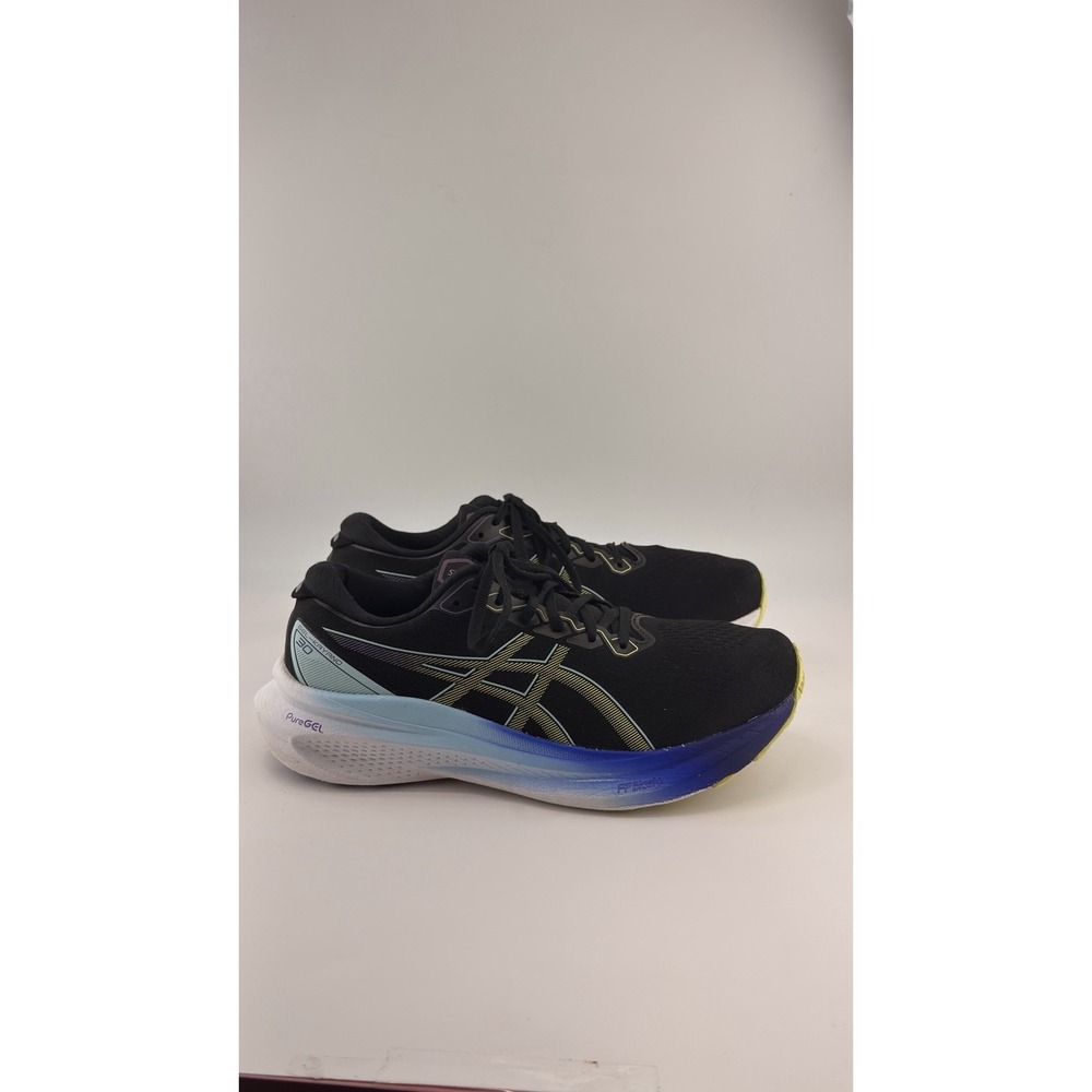 ASICS Womens Gel-Kayano 30 Blk/Blue/Glow Colorway Running Shoes Size 10
